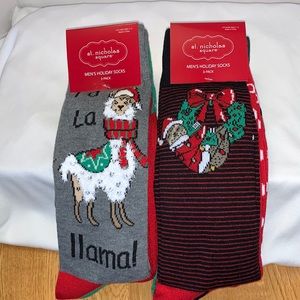 6 pair Mens holiday socks